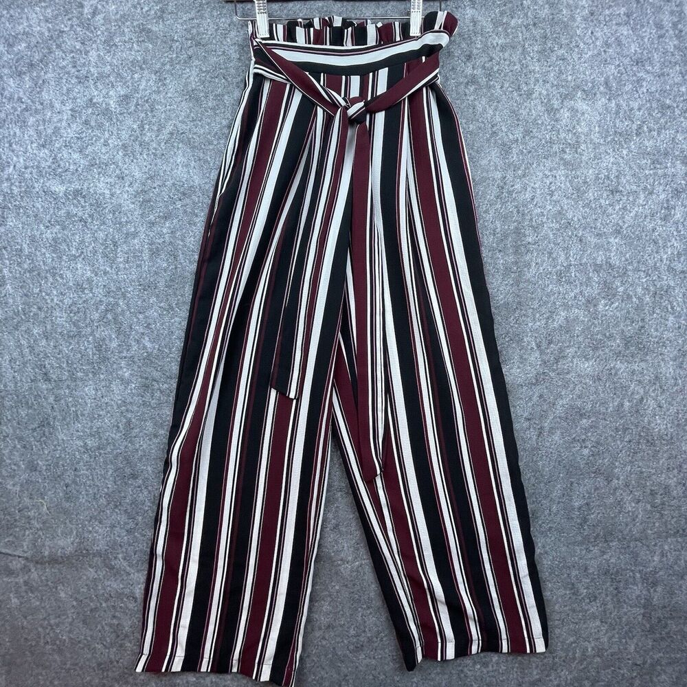 LA Gypsy Pants Womens Extra Small Palazzo Boho Lightweight Flowy Belted USA‎